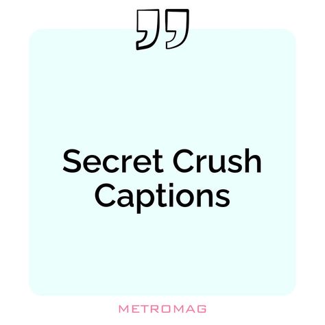 Looking for the perfect quote or caption to express your feels on Instagram? Check out our list of crush captions and quotes for some inspiration. See all quotes and captions on https://metromag.com/crush-captions/ Crush Captions, Insta Caption, Quotes For Instagram, Secret Crush, Perfection Quotes, All Quotes, Instagram Captions, How Are You Feeling, Feelings