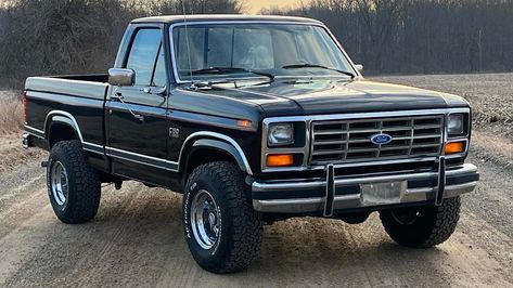 Ford Old Trucks, 1980s Ford F150, 1982 Ford F150, Modified Pickup Trucks, 1984 Ford F150, 80s Ford Trucks, Bullnose F150, 1980s Trucks, 1990 Ford F150