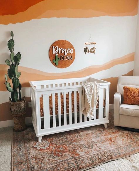 Desert Theme Bedroom, Name Wood Signs, Desert Nursery, Diy Bedroom Storage, Boys Bedroom Furniture, Themed Kids Room, 3d Name, Girl Nursery Themes, Yellow Nursery