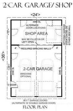 Garage Hoist, Garage Building Plans, Duplex Ideas, Detached Garage Designs, Garage Shop Plans, Metal Garage Buildings, Double Garage Door, Garage Windows, 2 Car Garage Plans