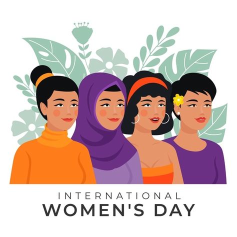 World Women's Day Poster, Happy Women's Day Card, World Womens Day, International Womens Day Poster, International Womens Day Quotes, Women's Day 8 March, Happy New Year Text, Happy Woman Day, Watercolor Woman