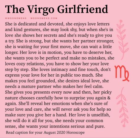 Quotes For Virgo Women, Signs A Virgo Likes You, Virgo Love Language, Virgo And Libra Relationship, Virgo And Scorpio Relationship, Scorpio And Virgo Relationship, Virgo Girlfriend, Virgo And Sagittarius Compatibility, Virgo Female