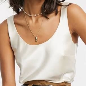 How One Silk Camisole Became My Most-Worn Wardrobe Essential Silk Tank Top Outfit Winter, Silk Tank Top Outfit, Silk Camisole Outfit, Silk Cami Outfit, Camisole Top Outfit, Camisole Outfit, Ribbed Racerback Tank Top, Silk Camisole Top, Silk T Shirt