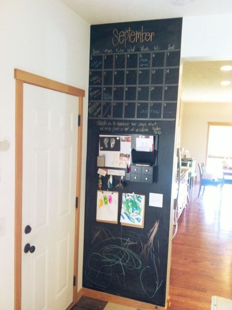 Chalkboard Wall Kitchen, Kitchen Blackboard, Chalkboard Wall Bedroom, Command Centers, Kitchen Chalkboard, Blackboard Wall, Chalk Wall, Pantry Wall, Office Area