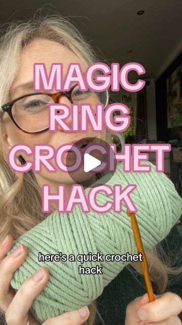 Gracefully Made on Instagram: "Does anyone else struggle with the magic ring? 😭🙌 Same! If you’re a beginner crocheter, it can be a struggle to learn how to do it, so here’s a quick tutorial on how to create the magic ring the EASY way 🥳

#crochet #crocheting #crochetersofinstagram #crocheting #crochetlover #crochetaddiction #crochettips #crochettutorial #crochetpattern #amigurumis #amigurmiscrochet #amigurumis #crochetaddict #crochethack #crochetinspiration #crochetinspo #crochetideas" How To Crochet A Magic Circle Tutorial, Amigurumi Beginner Tutorial, How To Crochet The Magic Circle, How To Magic Ring Crochet, How To Do A Magic Circle, How To Do A Magic Ring, Magic Ring Crochet Tutorial Step By Step, Magic Ring Crochet Tutorial Videos, How To Crochet Videos