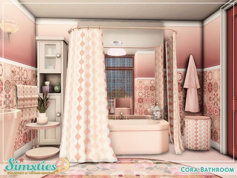 Sims 4 Trailer Park Cc, Sims 4 Bathroom Cc, Sims 4 Cc Furniture Living Rooms, Sims Download, Sims Pets, Girly Bathroom, Furniture Cc, Sims 3 Mods, Sims 4 Kitchen