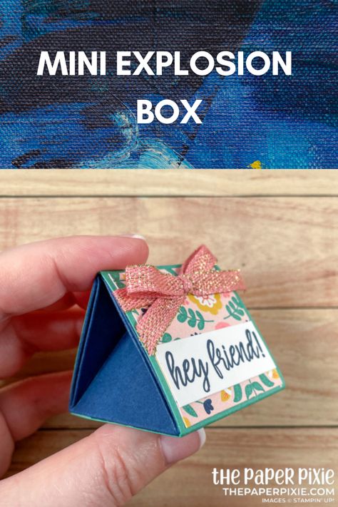 Explosion Box Diy, Box For Boyfriend, The Paper Pixie, Explosion Box Tutorial, Box Tutorial, Exploding Boxes, Box Diy, Explosion Box, Card Making Tutorials