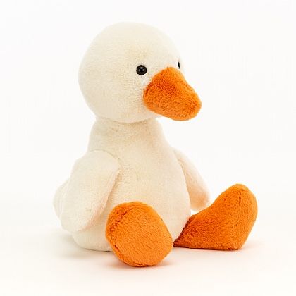 Jellycat Toys, Black Eyes, Cute Stuffed Animals, Stuffed Toys, Cute Plush, Rubber Duck, Softies, Bright Orange, Mochi