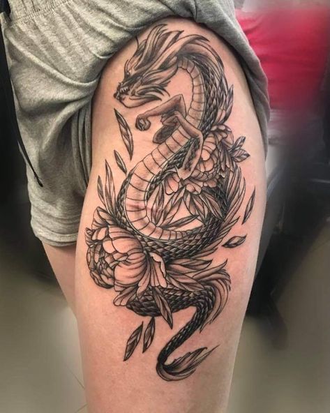 Pixtattoo - The Chinese dragon tattoo has many meanings... Luck Dragon Tattoo, Chinese Dragon Tattoo, Luck Dragon, Chinese Dragon Tattoos, Dragon Tattoos, Chinese Dragon, Dragon Tattoo, Good Luck, Tattoo Designs