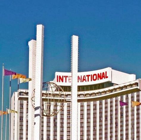 Vintage Las Vegas on Instagram: "The International, 1970. Ike & Tina and Redd Foxx in the lounge, “Hair” in the theater, and a new up & comer in the main showroom. This is aka Las Vegas Hilton; today's Westgate. The sign at the hotel was 140-feet tall, created by AdArt, the same team who made the Stardust sign. Kent Carmichael, sign man: You see all those holes in the letters, in the “Elvis”? Colonel Tom Parker wanted to have big lamps, big 150-watt lamps in the letters. When we figured International Hotel Las Vegas, Westgate Las Vegas, Las Vegas Hilton, Big Lamp, Tom Parker, Elvis Presley Pictures, Lisa Marie Presley, Las Vegas Hotels, Pawn Shop