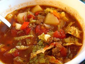 Swamp Cabbage Recipe - www.LoveHomeandHealth.com Cabbage Beef Soup Recipe, Cabbage Beef Soup, Swamp Cabbage, Cabbage Beef, Cabbage Recipes Southern, Southern Foods, Fall Crockpot Recipes, Brown Recipe, Beef Soup Recipes