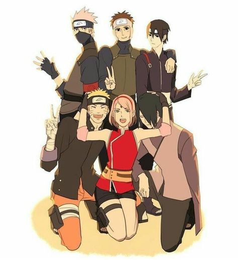 🔥 Kakashi - Yamato- Naruto - Sakura - Sasuke - Sai 🔥 Naruto Mignon, Sai Naruto, Kurama Naruto, Naruto Team 7, Naruto Y Sasuke, Naruto Family, Naruto Teams, Manga Naruto, Sasuke Sakura