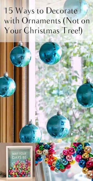 Diy Christmas Wreaths Ideas With Ornaments, Christmas Decor With Ornament Balls, Large Christmas Ornaments Decor, Ways To Decorate With Ornaments, Using Ornaments To Decorate, What To Do With Extra Christmas Balls, What To Do With Ornaments, Things To Do With Christmas Balls, Decorating With Ornaments Ideas