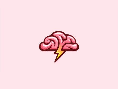 Brain Shock brainstorm 7gone logodesign mark branding icon logo rain hoses video thinking brain cloud storm bolt lightning shocking Brain Logo Design, Brewery Logo, Brain Icon, Lightning Logo, Brain Logo, Lab Logo, Logo Design Ideas, Love Logo, Logo Project