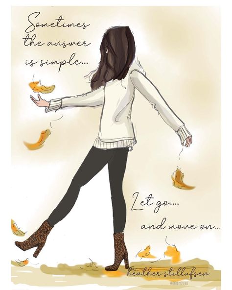 Heather 🌸 Stillufsen on Instagram: “Sometimes the air is simple ... move on and let go -🍁🍂💕 Happy Thursday! #heatherstillufsen #yellow #girly #letgo #autumn #fallvibes…” Positive Quotes For Life Encouragement, Heather Rosehill, Rose Hill Designs, Positive Quotes For Life Happiness, Heather Stillufsen Quotes, November Quotes, Heather Stillufsen, Rose Hill, Hello Weekend