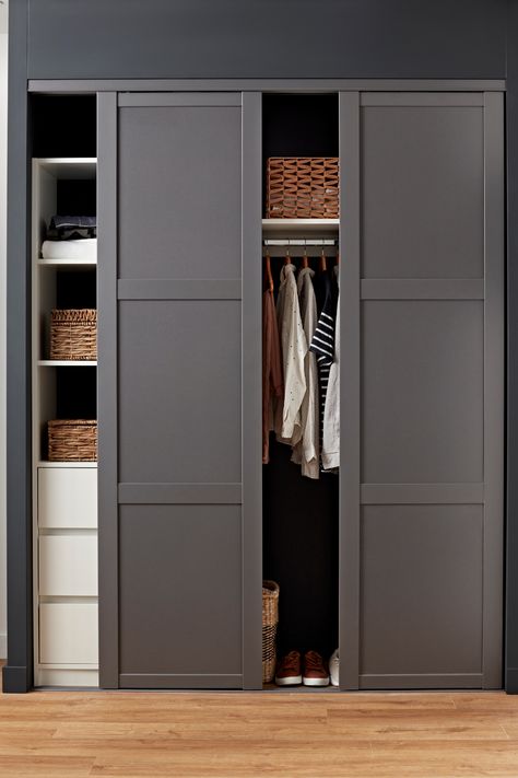 Inside Wardrobes Ideas, Bedroom Cupboard Doors Ideas, Walk In Wardrobe Ideas With Doors, Fitted Wardrobes Bedroom Sliding Doors, Fitted Wardrobes With Sliding Doors, Built In Wardrobes Sliding Doors, Sliding Built In Wardrobe, Fitted Sliding Wardrobe Ideas, Walk In Wardrobe Sliding Doors