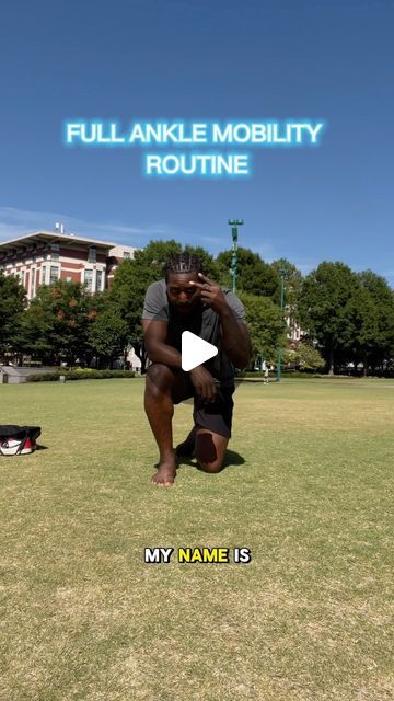 Train With Swain on Instagram: "ANKLE MOBILITY ROUTINE | #trainwithswain #anklemobility #mobility" Ankle Training, Mobility Routine, Ankle Mobility, Train, On Instagram, Instagram