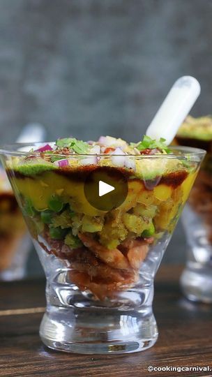 129K views · 4.6K reactions | Having a standout appetizer for a party is always great, and these Deconstructed Samosa chaat cups are the perfect recipe for the party. Whether you’re looking for an easy way to keep things low-key this Diwali or simply searching for entertaining ideas, this appetizer is sure to impress.  Recipe link in my profile @cookingcarnival  Or google Cooking Carnival Deconstructed samosa chaat. https://www.cookingcarnival.com/deconstructed-samosa-chaat/ For samosa layer  ▢700 gram potatoes boiled and diced into small pieces  ▢¾ cup green peas I used frozen  ▢2 teaspoon green chilies finely chopped  ▢1 teaspoon ginger paste  ▢1 teaspoon cumin seeds  ▢1 teaspoon coriander seeds coarsely crushed  ▢1 ½ teaspoon salt or to taste  ▢2 tablespoon oil  ▢¼ teaspoon turmeric pow Deconstructed Samosa, Chaat Cups, Samosa Chaat, Ginger Paste, Cumin Seeds, Green Peas, Entertaining Ideas, Coriander Seeds, Samosa