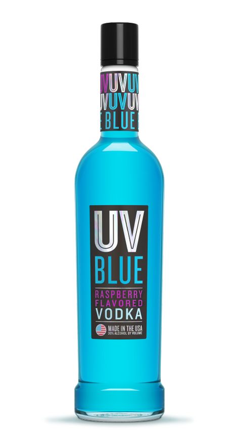 Uv Blue Drinks, Raspberry Vodka Drinks, Sugar Free Lemonade, Vodka Blue, Flavored Liquor, Blue Martini, Pretty Alcoholic Drinks, Uv Blue, Raspberry Vodka