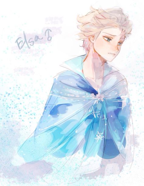 Male elsa Genderbent Disney, Male Elsa, Disney Gender Swap, Gender Bent Disney, Disney Gender Bender, Dreamworks Characters, Disney Princess Anime, 디즈니 캐릭터, Cute Disney Drawings