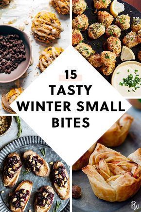 15 Tasty Small Bites to Make This Winter #purewow #recipe #easy #dinner #winter #lunch #food #appetizer #dessert #winterbites #appetizers #holidayrecipes #holidayappetizers Best Winter Appetizers, Easy Winter Snacks, Easy Winter Desserts, Winter Party Foods, Winter Desserts Easy, Dinner Winter, Appetizer Dinner, Winter Appetizers, Appetizer Easy