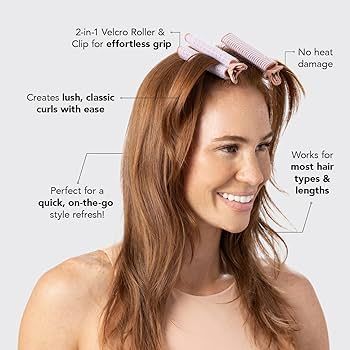 Kitsch Instant Hair Volumizing Clips for Women - Hair Roller Clips with Velcro Roller & Clip for Hair Volume & Curl | Easy to Use Root Clips for Hair Root Lift of All Hair Type | Curl Clips, 2 Pcs : Amazon.ca: Beauty & Personal Care Hair Roller Clips, Volumizing Hair, Volume Curls, Hair Oil Serum, Hair Clips For Women, Hair Gift, Air Dry Hair, Voluminous Hair, Hair Rollers