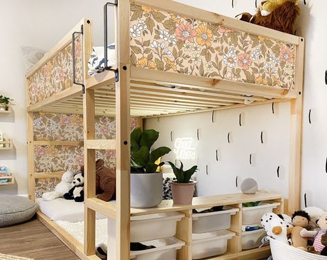 DesignStickersStore - Etsy Cama Ikea Kura, Ikea Bunk Bed, Bed Ikea, Cama Ikea, Ikea Kura Bed, Kura Bed, Ikea Kura, Big Kids Room, Kids Bedroom Inspiration