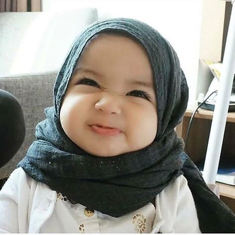 Baby Hijab, Chubby Babies, Muslim Kids, Foto Baby, Asian Babies, Muslim Girls