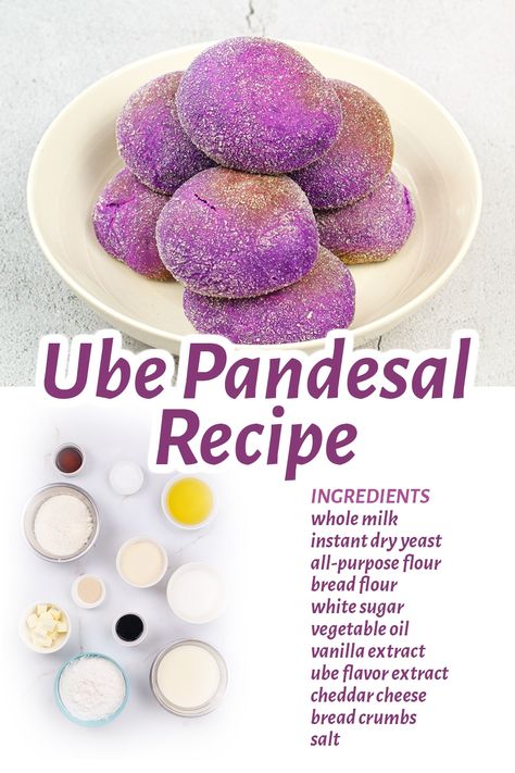 How To Make Pandesal Filipino Recipes, Ube Cheese Pandesal Recipe, Best Pandesal Recipe, Pandesal Recipe Philippines, Negosyo Ideas, Ube Pandesal Recipe, Filipino Pandesal, Cheese Pandesal Recipe, Ube Bread