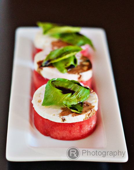 Watermelon and feta salad with basil and balsamic reduction. This would be nice with mint too Watermelon And Feta Salad, Salad Watermelon, Food Competition, Watermelon Feta Salad, Watermelon And Feta, Watermelon Recipes, Feta Salad, Deilig Mat, Milk Recipes