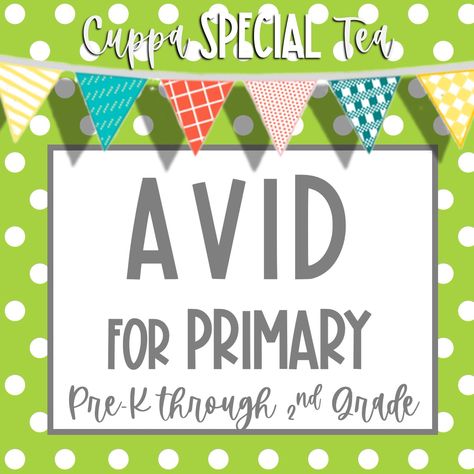 Avid In Primary, Avid Kindergarten Classroom, Avid Strategies Elementary, Avid Elementary Classroom, Avid Kindergarten, Avid Classroom Decorations, Avid Strategies, Tk Ideas, Instructional Activities