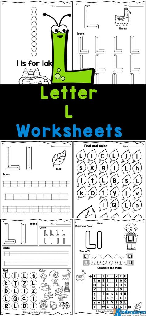 Letter L Crafts, Letter L Worksheets, Letter P Worksheets, Free Printable Alphabet Worksheets, Letter B Worksheets, Letter Recognition Worksheets, Free Printable Alphabet, Printable Alphabet Worksheets, Alphabet Letter Crafts