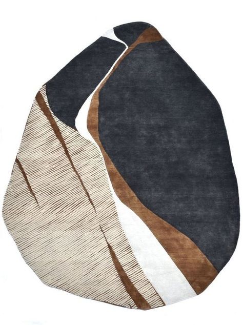 STONEHENGE — Art and Loom Oval Area Rug, Design Hallway, 5x7 Rugs, Custom Area Rugs, Rug Modern, Bamboo Silk, Stonehenge, Abstract Rug, Hand Tufted Rugs