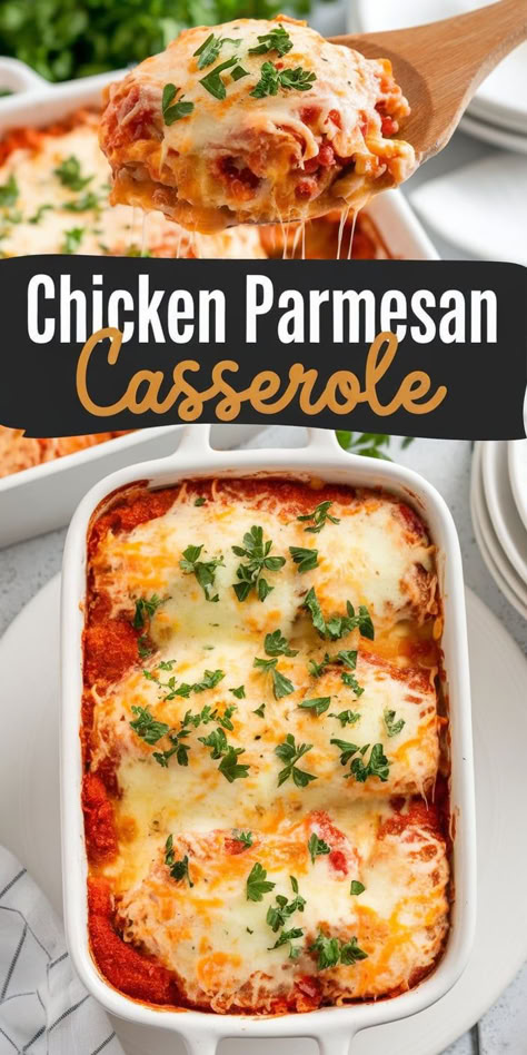 Ina Garten Chicken Parmesan Recipe, Make Ahead Chicken Parmesan Recipe, Parmesan Crusted Chicken Casserole, Chicken Breast Marinara Recipes, No Fry Chicken Parmesan, Chicken Parm Recipes Easy, Chicken Cutlet Parmesan Recipes, What To Make With Marinara Sauce, Chicken And Marinara Recipes