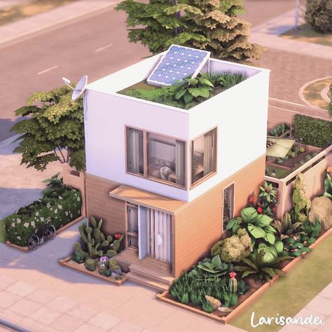 Houses Sims 4, The Sims 4 Builds, Sims 4 Modern House, Sims 4 Builds, Sims4 House, Tiny Loft, Sims 4 Sims, Sims Freeplay Houses, Sims Builds