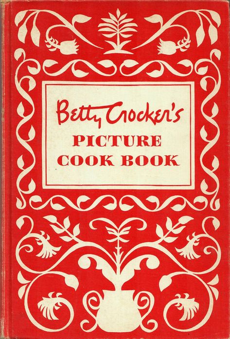 Betty Crocker's Picture Cook Book. Published by General Mills in 1950, this revolutionary cookbook used photographs and pictures to demonstrate new cooking methods and techniques. #VintageCookbook #VintageRecipes #BettyCrockersPictureCookbook #BettyCrocker #Cookbook #1950sCookbook Vintage Cooking, Cherry Cake, Vintage Cookbooks, Cooking Art, Old Recipes, Betty Crocker, Famous Books, Vintage Cake, Vintage Recipes