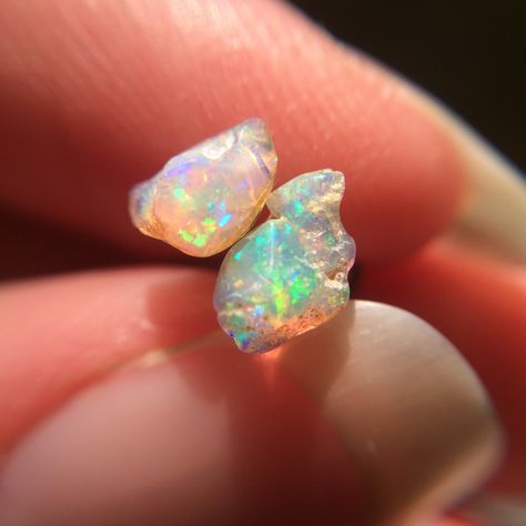 Opal Earrings, Opal Studs Earrings, Raw Stone, October Birthstone, Ethiopian Welo Opals Opal Stone Earrings, Opal Earrings Perfect For Gifts, Cute Opal Earrings, Opal Aesthetic, Opal Jewelry Earrings, Luxury Opal Earrings, Colorful Fire, Ethiopian Opal Earrings, Fire Opal Earrings