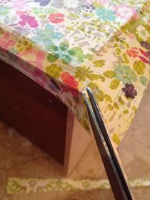 HOW TO MOD PODGE DRESSER DRAWERS. Mod podging scrapbook paper onto a dresser is a great way to give an old piece of furniture a new... Mod Podge Furniture, How To Mod Podge, Mod Podge Projects, Dresser Diy, Mod Podge Crafts, Decoupage Furniture, Furniture Rehab, Refurbished Furniture, Flipping Furniture