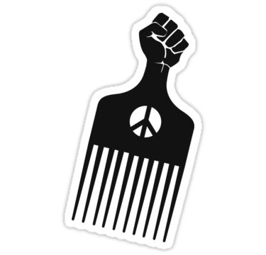 Pick Tattoo, Afro Design, Fist Tattoo, Lowrider Tattoo, Black People Tattoos, Black Lives Matter Poster, Black Men Tattoos, Afro Comb, Girl Power Tattoo