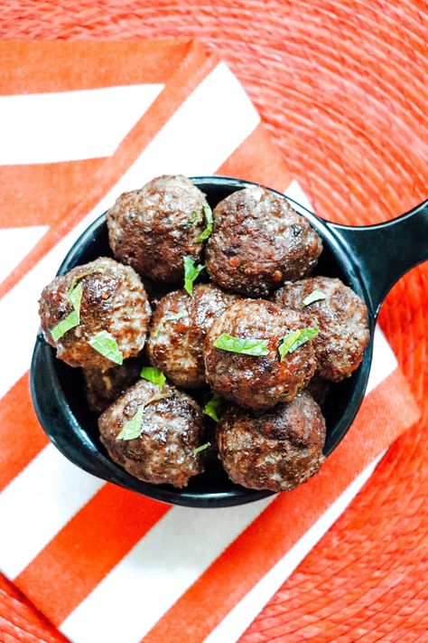 Turkish Meatballs (Kofta) Ground Lamb Meatballs, Turkish Meatballs, Lamb Kebabs, Kofta Recipe, How To Cook Meatballs, Lamb Meatballs, Ground Lamb, Meatball Recipes, Turkish Recipes