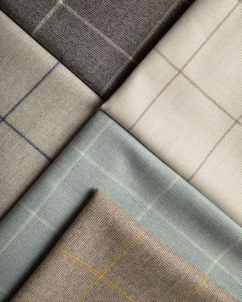 Plaid Aesthetic, Sk Photo, Fabric Moodboard, Mens Shirt And Tie, Modern Tailor, Fabric Board, Fabric Photography, Carpet Texture, Shirting Fabric