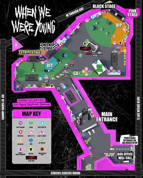 When We Were Young festival map Festival Map Design, Event Map Design, When We Were Young Festival, Music Festival Stage, Map Signage, Eagles Christmas, Festival Map, Concert Design, Green Song