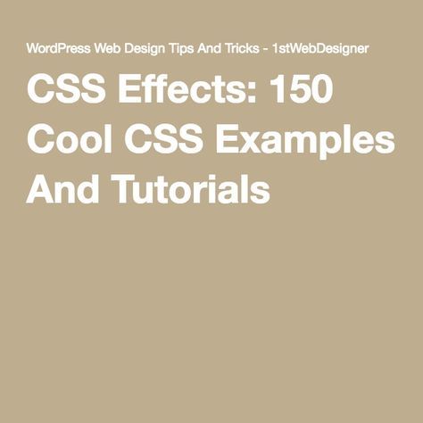 CSS Effects: 150 Cool CSS Examples And Tutorials Css Animation Effects, Signature Examples, Css Examples, Html Css Code, Css Animation, Computer Website, Email Signature Design, Css Style, Css Tutorial