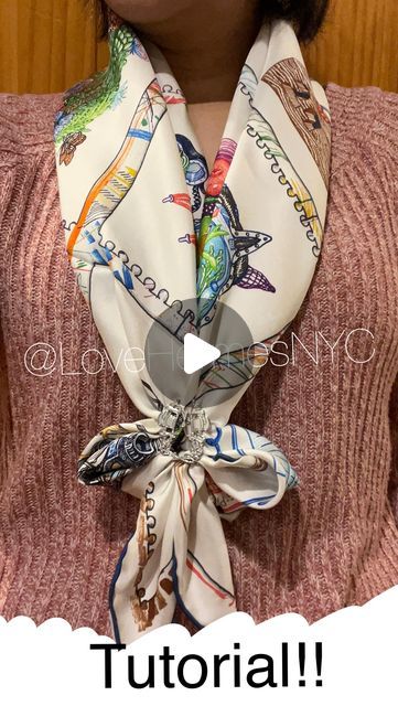 lovehermesnyc on Instagram: "Per request, here’s the bow style using the Brides de Gala scarf ring. The key is to thread the scarf through the top ring, create the bow loops, and then pull the ends through the bottom ring. 
.
.
#lovehermesnycChevalscope
.
#hermesChevaloscope #EliasKafouros #scarfknot #scarfstyle #scarffashion #scarfoftheday #howtowearascarf #silkscarf #scarf #sotd🧣 #scarflover #howtowearanhermesscarf" Scarf Knots, Bow Style, How To Wear A Scarf, Scarf Rings, Top Rings, Hermes Scarf, Scarf Tying, Tie Knots, Scarf Styles