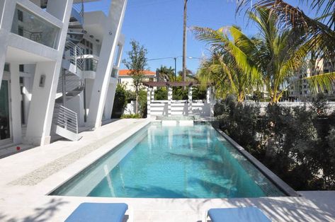 Ivory Travertine Pavers - Pool - Miami - by Travertine Mart | Houzz Travertine Pool Deck, Pool Deck Tile, Travertine Pool Decking, Ivory Travertine, Travertine Pool Coping, Travertine Pool, Travertine Pavers, Pool Colors, Deck Tiles