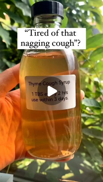 Healthy Herbs - Health Tips on Instagram: "✅Follow @wholisticwellnessway for more home remedies for this sick season !

Thyme cough syrup, made from the herb *Thymus vulgaris*, its a natural remedy used to alleviate respiratory issues. Here are some of the benefits of thyme cough syrup:

1. Cough Relief: Thyme has antitussive (cough-suppressing) properties that help reduce both dry and productive coughs by soothing the respiratory tract.

2. Antimicrobial- Thyme is rich in *thymol*, a compound with antimicrobial properties, which can help fight bacteria and viruses that may cause infections in the respiratory system.

3. Expectorant- Thyme can help loosen and expel mucus from the airways, making it useful for treating chest congestion associated with colds, bronchitis, or respiratory infec Benefits Of Thyme, Natural Remedies For Bronchitis, Healing Drinks, Cough Remedies For Kids, Natural Expectorant, Congestion Remedies, Mucus Relief, Productive Cough, Thymus Vulgaris