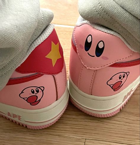 Kirby Memes, Kirby Art, Hello Kitty Items, Aesthetic Shoes, Swag Shoes, Really Cute Outfits, Pretty Shoes, Dream Shoes, Cute Fits