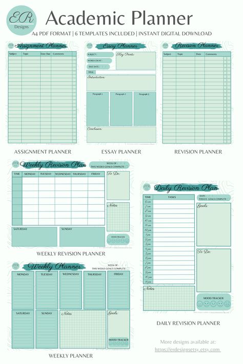 Digital/Printable Academic Planner | Daily plan | Weekly plan | Revision Plan | Assignment plan | Weekly revision plan | Essay planner | Study Aesthetic | Pastel | stationary | organisation | organisation ideas | student | motivation | notes | goodnotes | goodnotes templates Academic Planner Aesthetic, Notes Templates Aesthetic, Aesthetic Study Planner Template, Planning Revision, Student Planner Ideas, Stationary Organisation, Pastel Stationary, Aesthetic Assignment Ideas, Budget Planner Worksheet