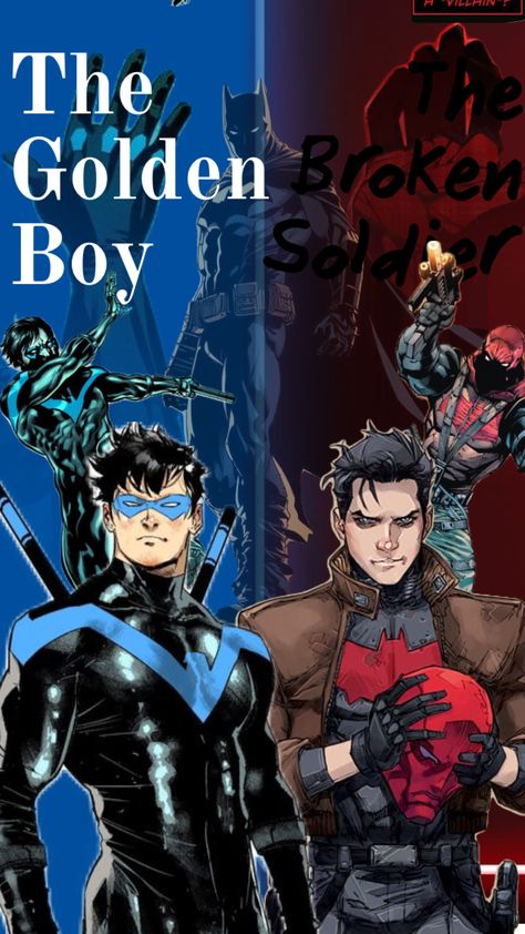 The two boys #nightwing #redhood #dickgrayaon #jasontoodd Two Boys, Red Hood, Nightwing, The Two, Your Aesthetic, Connect With People, Creative Energy, Energy, Red