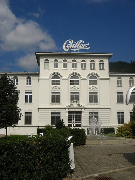 Cailler Chocolate Factory, Charmey, Switzerland Cailler Chocolate, Beautiful Switzerland, Chocolate Factory, Places Ive Been, Switzerland, House Styles, Travel, Pins